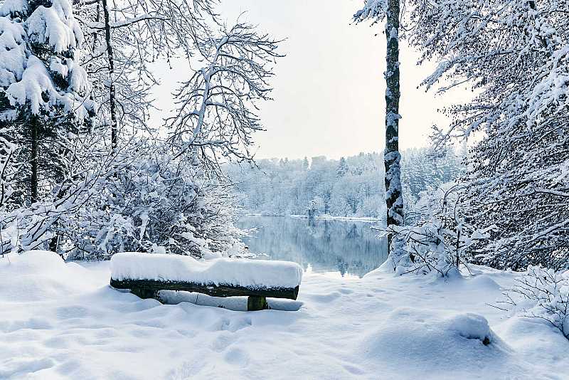 Zopfhau-Halbinsel im Winter