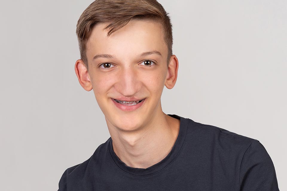 Porträt: Tobias Weber, Auszubildender Kaufmann EFZ